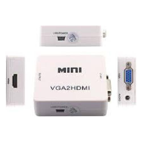 Conversor Hdmi Para Vga Com Áudio P2 - Mhv - 1080p
