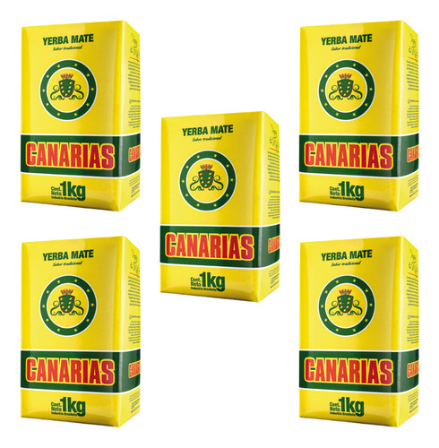 Yerba Canarias 1 Kgr Combo X5