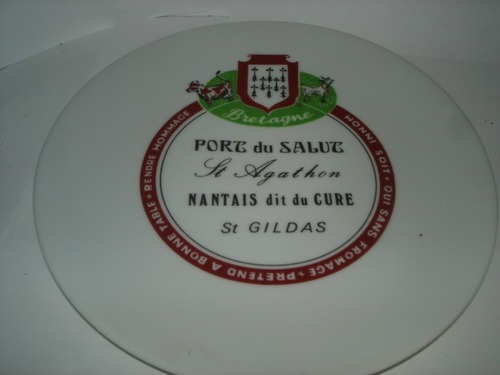 Plato Porcelana Champs Elysees Paris Port Du Salut Lt Agathn