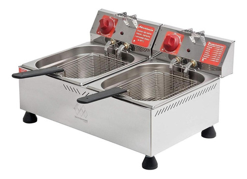 Fritadeira industrial Marchesoni FT.1.62 12L prata 110V