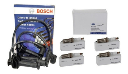 Cables Bosch + Bujias Originales Ford Ka Focus Sigma 1.6 1.5