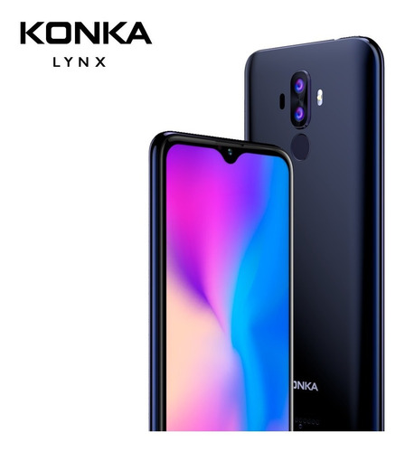 Imagen 3 de 5 de Celular Konka Lynx N7-tdf 32/3gb 4g Azul Android Techcel
