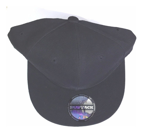 Gorra Unicolor Plana 2 Le Sak-  Negro