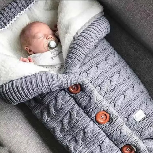 Saco De Dormir Cobertor De Bebê Somente Na Cor Bege