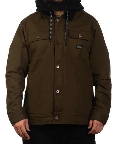 Campera Sullen Clothing Duck Canvas Hooded Jkt Army Green Xl