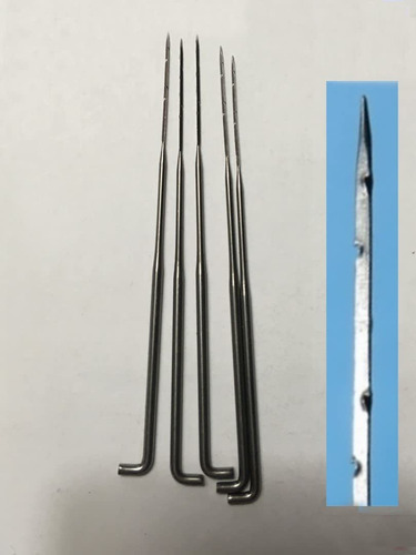 Aguja Fieltro 36 G Invertida Media 5 Unidad Para Inversa