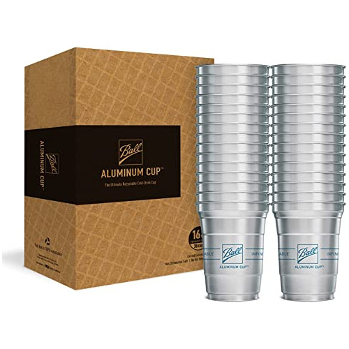 Recyclable Party Cups, 16 Oz. Cup, 30 Cups Per Pack