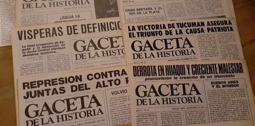 Gaceta De La Historia. Periódicos 1807-1813  10 Publicación