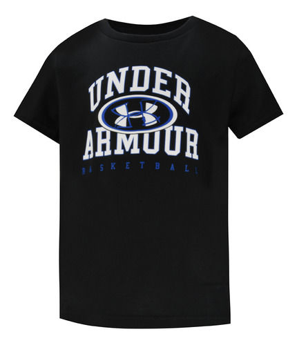 Remera Under Armour Basketball Lock Up Niño En Negro | Dexte