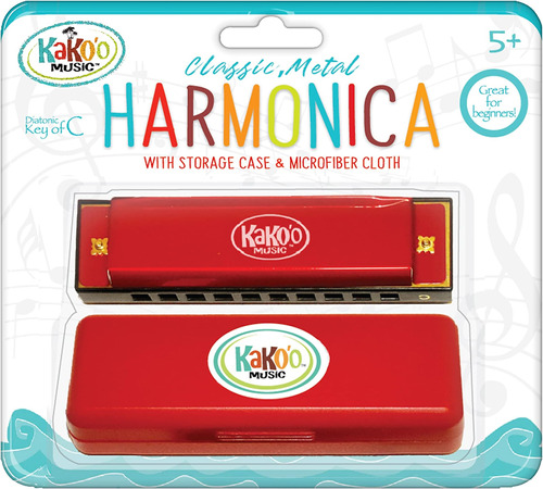 Kakoo Music Juego De Armónica De Acero Inoxidable ' De Para