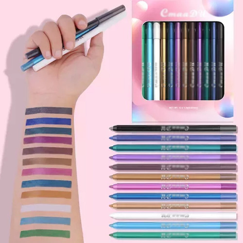 Z Set De Sombras De Ojos Con Delineador De Ojos De 12