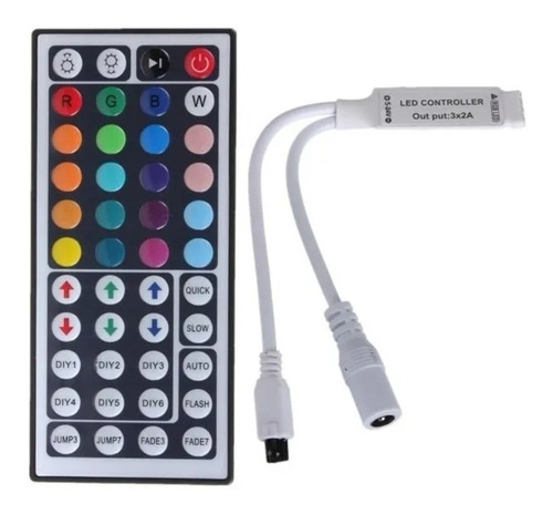 Controlador Rgb Control 44 Teclas Para Cinta Led 