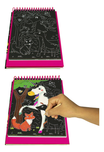 Unicornio. Raspa Y Colorea / Pd., De Silver Dolphin. Editorial Silver Dolphin Infantil, Tapa Dura, Edición 01 En Español, 2023