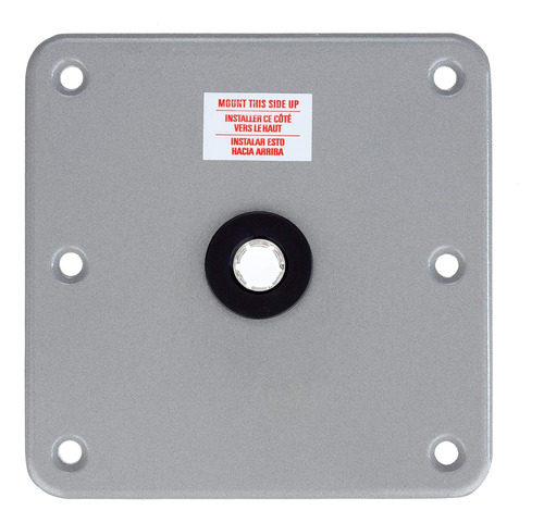 Sp- Lock'n-pin - Base Para Pedestal (aluminio, 7.0 X 7.0 In)