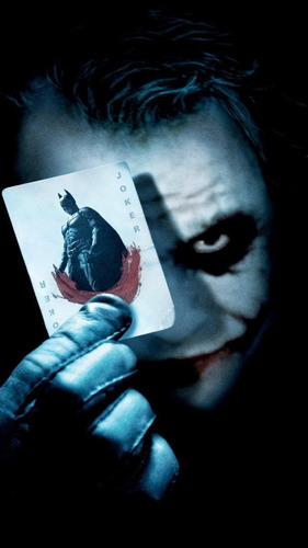 Póster The Dark Knight Joker Carta Batman Dc Guasón Superman