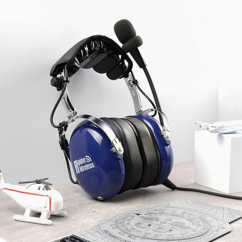 Auriculares De Aviación Noise Cancelling 24db Para Pilotos