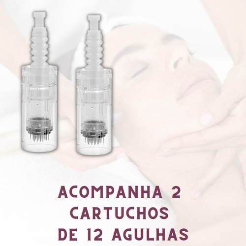 Caneta Dermapen Para Bb Glow M7 Wirelles Microagulhamento