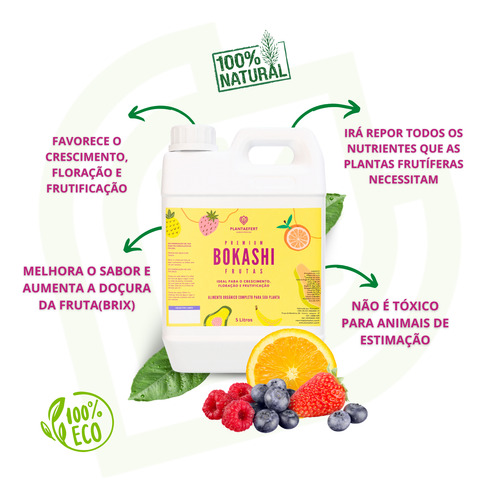 Adubo Npk Para Árvores Frutíferas 5l Uso Via Solo E Foliar