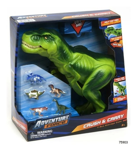 Juguete Dinosaurio T-rex Adventure Force Con Accesorios 