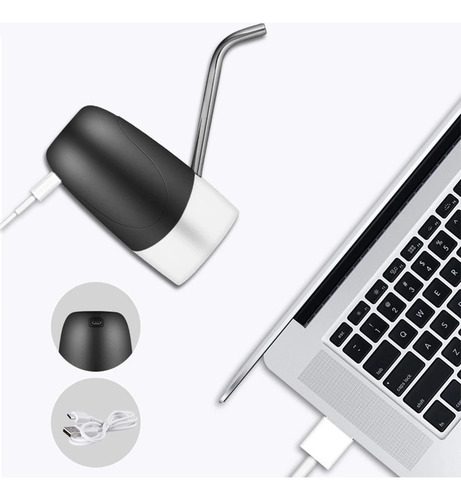 Imagen 5 de 10 de Bomba Electrónica Dispensadora Para Bidon De Agua, Usb