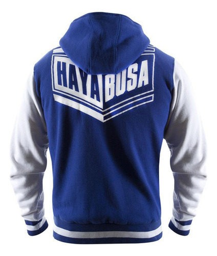 Campera Hayabusa Champion Hoodie Azul-talle M