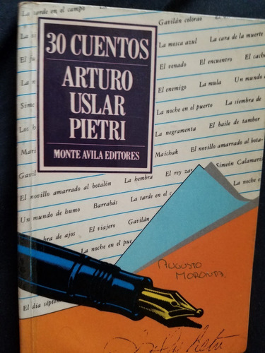 30 Cuentos Arturo Uslar Pietri Monte Avila Editores Bolsillo