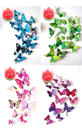 Decoracion Adhesivos  Mariposas Hogar Stikers 