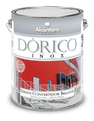 Esmalte Convertidor Blanco Dórico Inox 20 Litros Alcántara