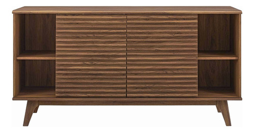 Modway Render Mueble Moderno De Mediados De Siglo Para Mesa Nuez