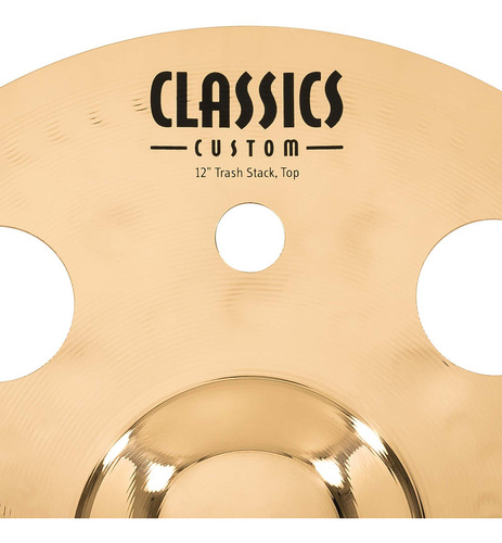 Par De Platillos Trash Stack De 12 Meinl Con Agujeros -