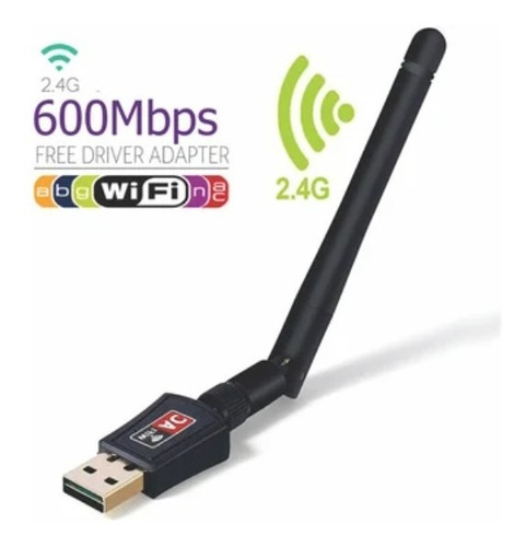 Antena Wifi Receptor Usb 600mbps Antena 802.inn