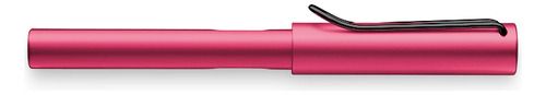 Pluma Lamy Al-star Fiery Ef Tinta Azul Exterior Rojo