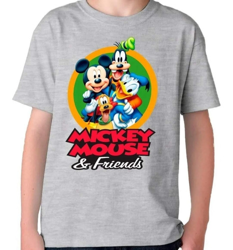  Remera Camiseta Algodón Mickey Mouse En Varios Colores