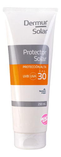 Protector Solar Dermur Fps30 250ml, Resistente Al Agua