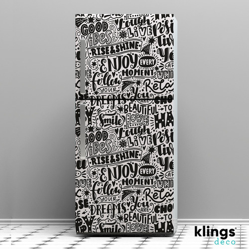 Imagen 9 de 10 de Vinilos Decorativos Para Heladera Plotter Heladeras