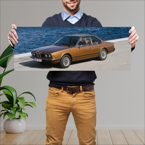 Cuadro 30x80cm Auto 1976 Bmw 6 Series Coupe 8303 40