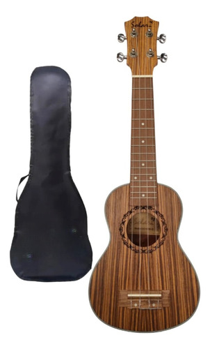 Ukulele Tenor Solar Zebrano Con Funda So-05b-t