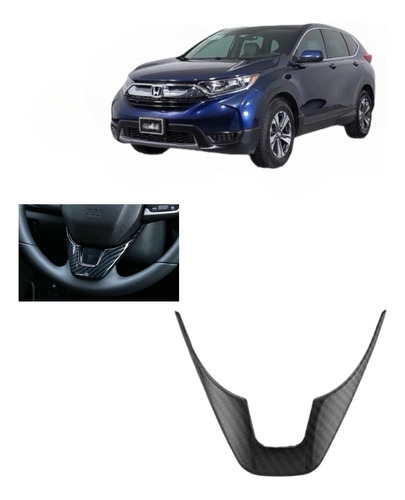 Embellecedor De Volante Carbono Crv Cr-v Ex 2.4 2017 A 2019