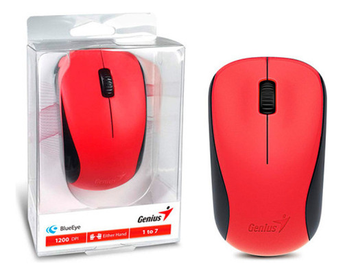 Mouse Genius Nx-7000 Wireless Blueeye Red (31030027403)