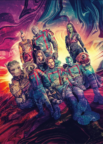 Poster Guardianes De La Galaxia 3 30x40cm Vinilo Adhesivo 9