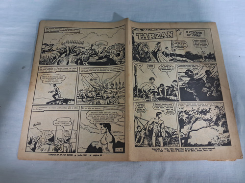 Gibi Tarzan 27 - 12 Serie - Junho 1987 - Sem Capa - Ed Ebal (Usado)