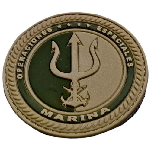 Parche Insignia Pvc Tactico Airsoft Marina Tridente 