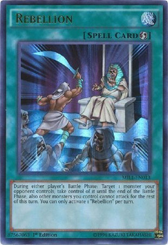 Rebelión Ultra Raro Yugioh