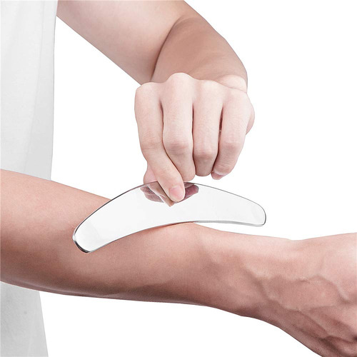 Herramienta De Masaje Gua Sha H-brotaco De Acero Inoxidable
