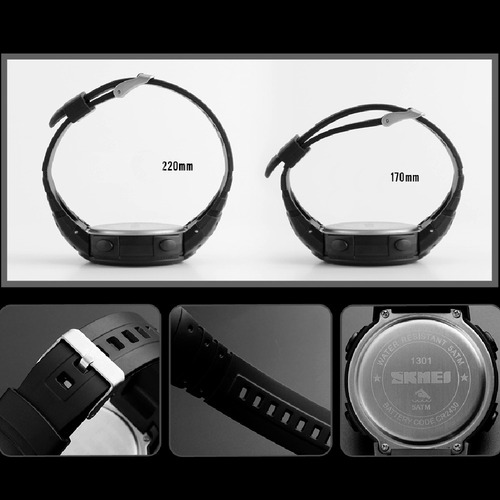 Reloj Skmei Deportivo Calorías Podómetro Acuático Bluetooth