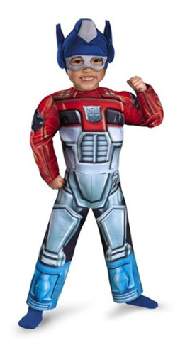 Disfraz De Robot De Rescate Optimus Prime Para Niños