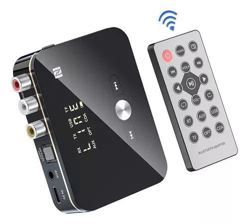 Receptor Transmisor Bluetooth 5.0 2 en 1 AUX Adaptador para TV por