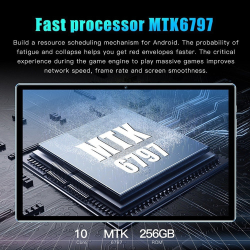 ... Tableta Inteligente 10.1 8+ 256 Gb, 24 + 48 Mp, Android