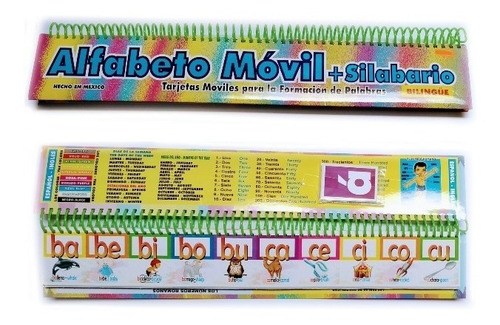 Alfabeto+silabario Móvil+verbos Bilingüe