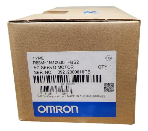 Servo Motor Omron R88m-1m10030t-bs2